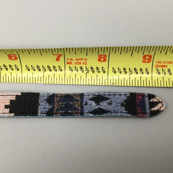 Canyon Sky Women's Watch 28mm Gold Tone Multi Color Woven Band Southwest NWOT - Picture 15 of 15